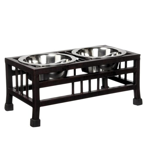 Water Bowls with Iron Stand