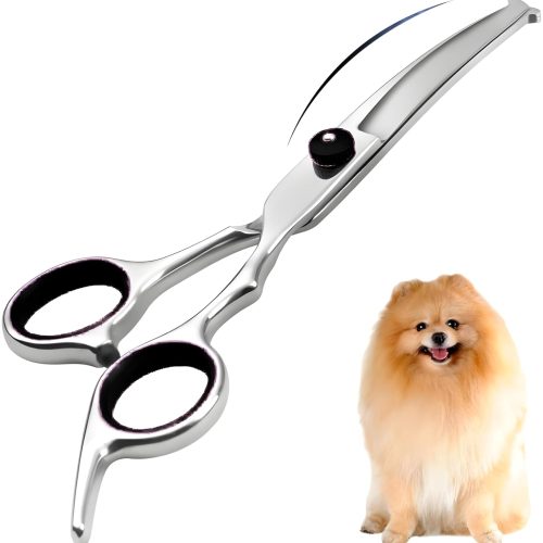 Curved Dog Grooming Scissors